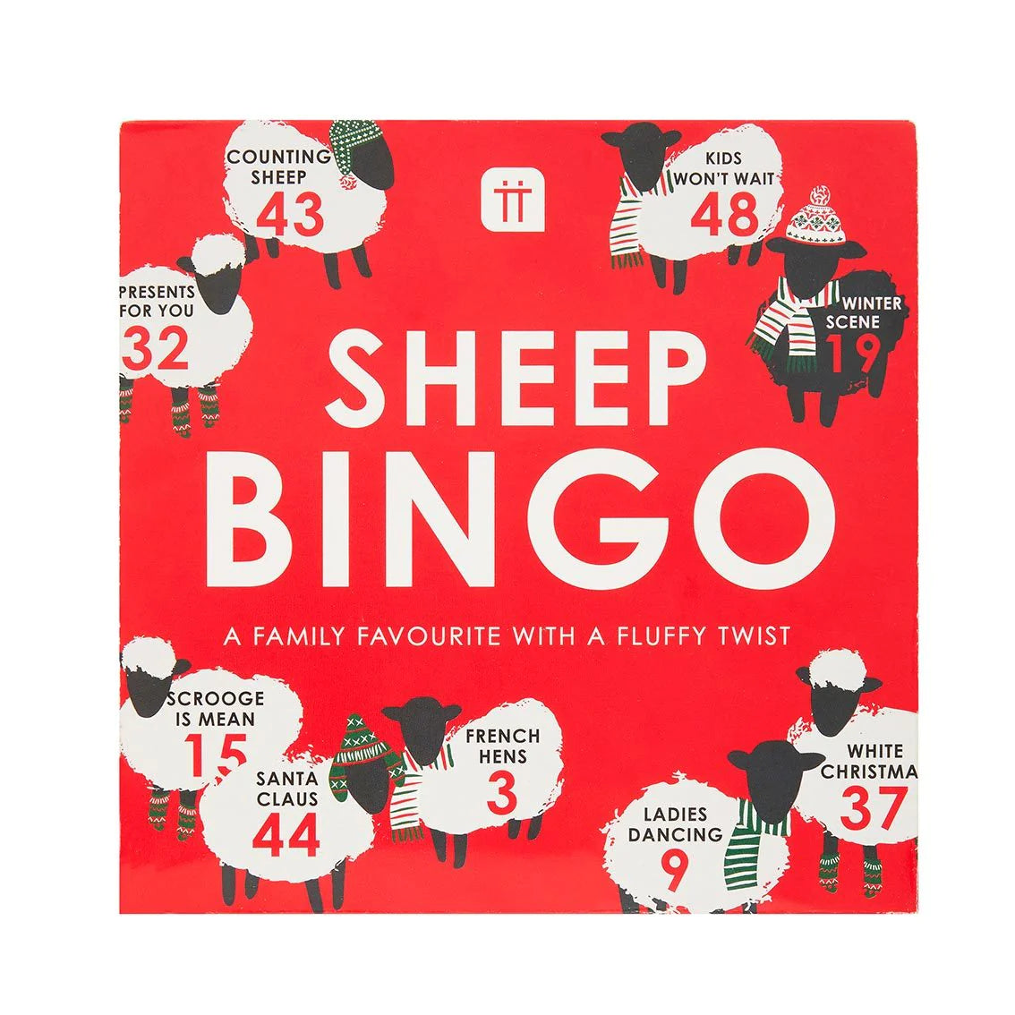 Talking Tables Christmas Sheep Bingo Game