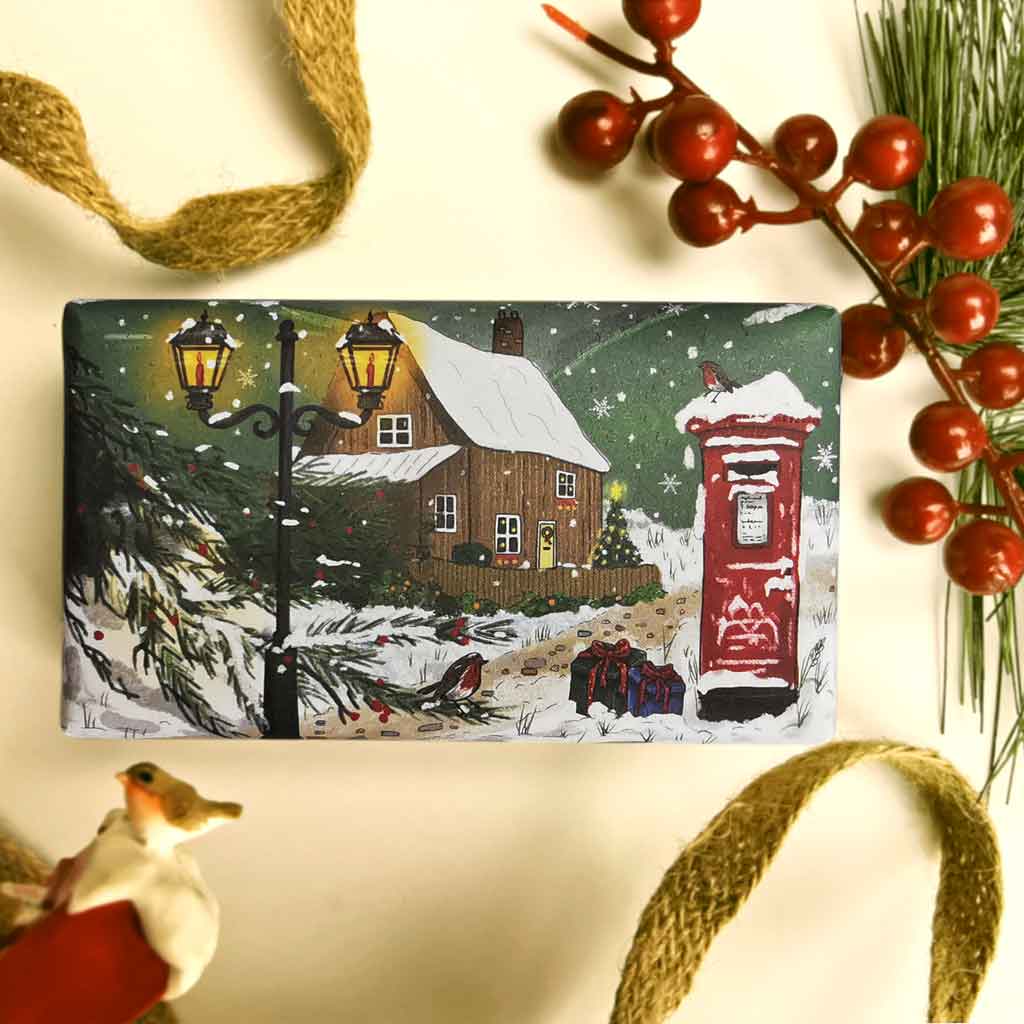 English Soap Company English Countryside in Winter Christmas Soap