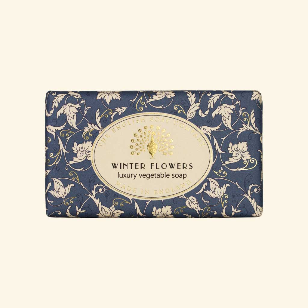 English Soap Company Winter Flowers Christmas Soap