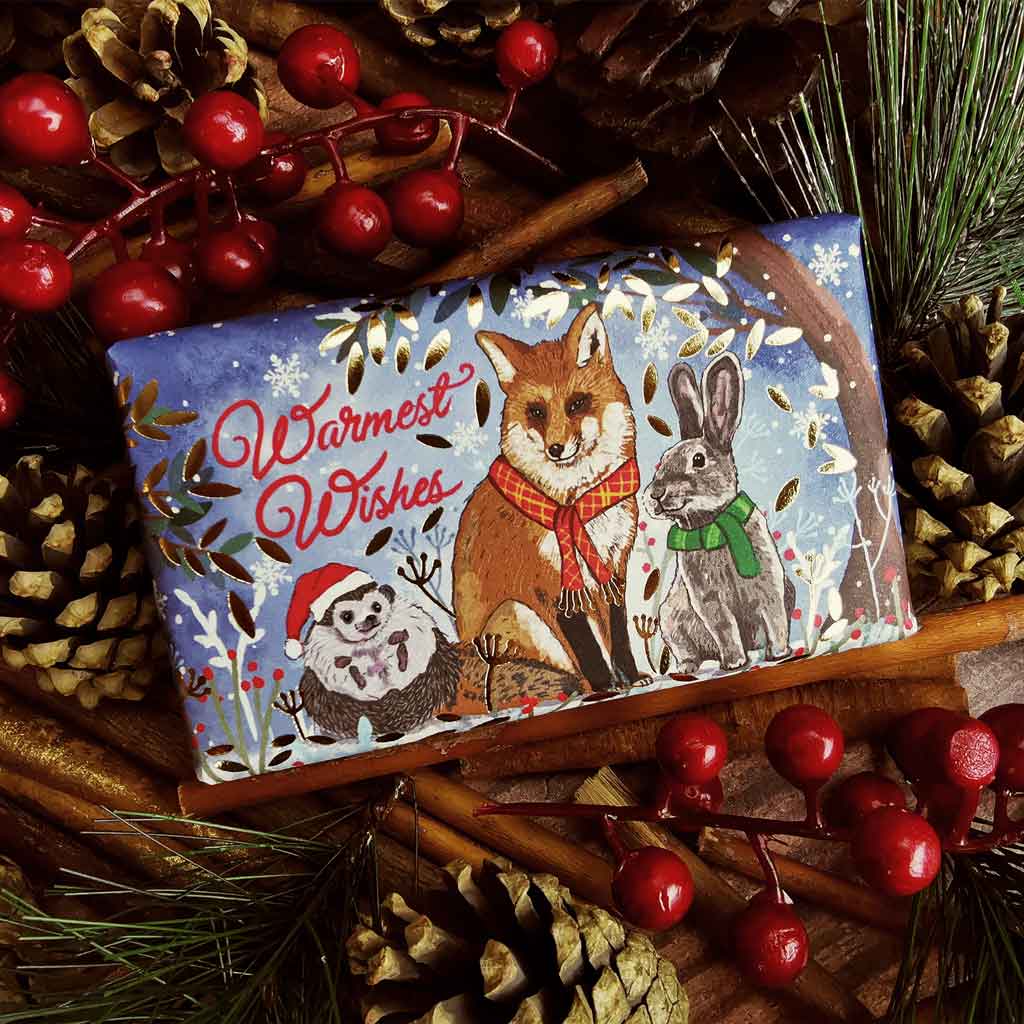 English Soap Company Warmest Wishes Christmas Soap