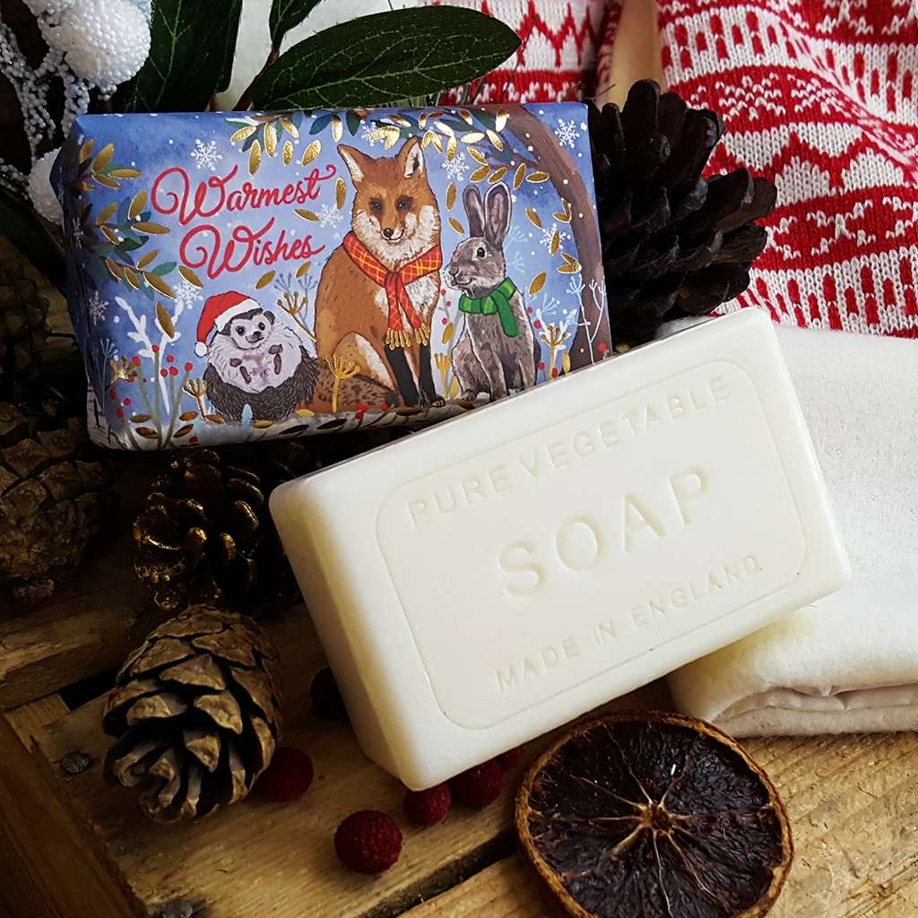 English Soap Company Warmest Wishes Christmas Soap