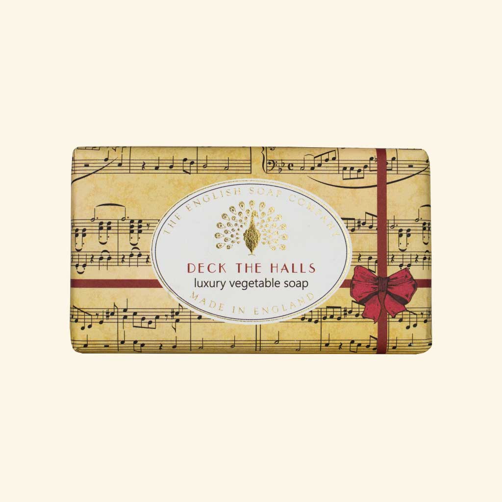 English Soap Company Deck The Halls Christmas Soap