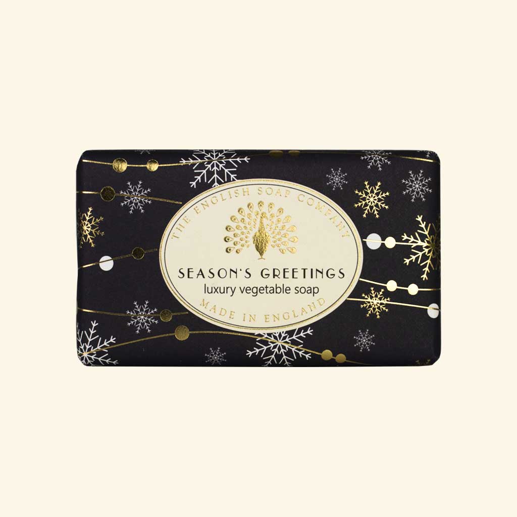 English Soap Company Seasons Greetings Christmas Soap