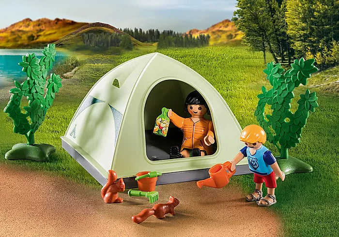 Playmobil tent on sale