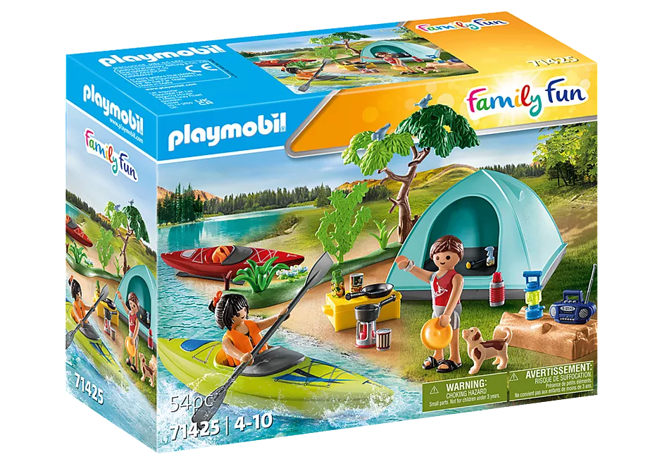 Playmobil Family Fun Camping with Campfire 71425