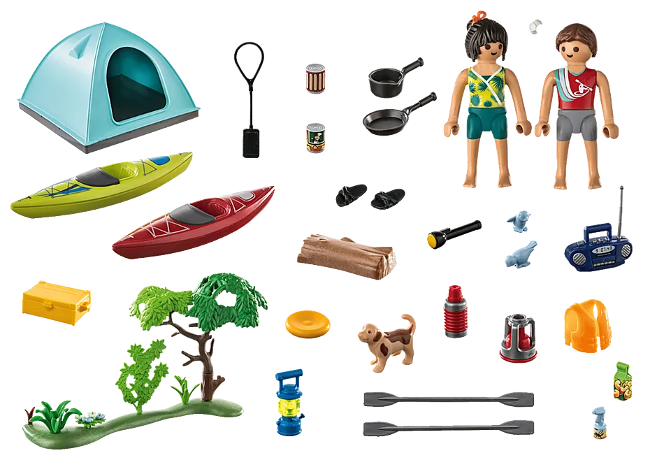 Playmobil Family Fun Camping with Campfire 71425