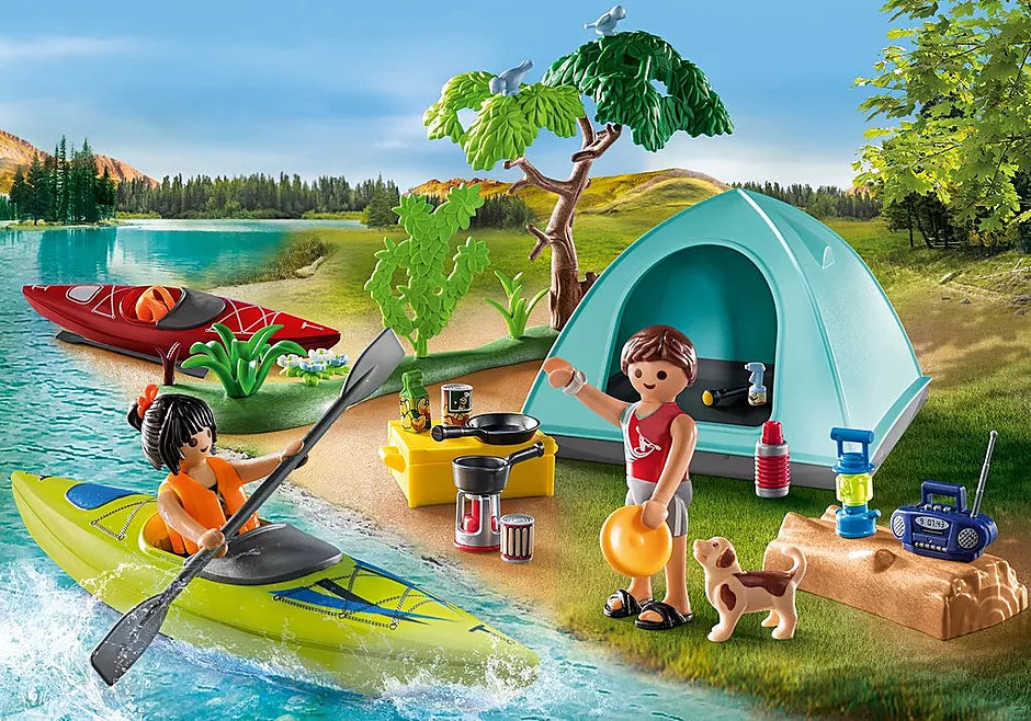 Playmobil Family Fun Camping with Campfire 71425