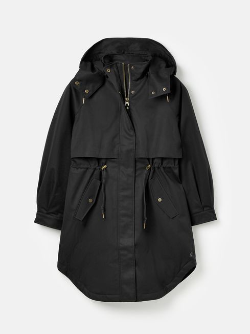 Joules Langford Longline Waterproof Coat with Quilted Lining