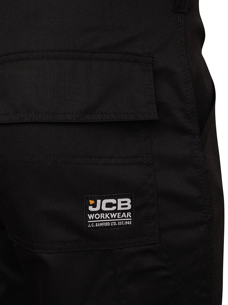 JCB D+AO Essential Black Cargo Trouser