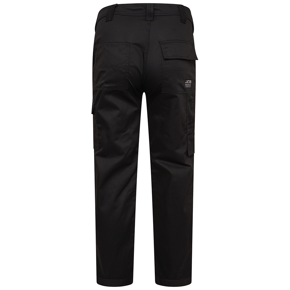 JCB D+AO Essential Black Cargo Trouser