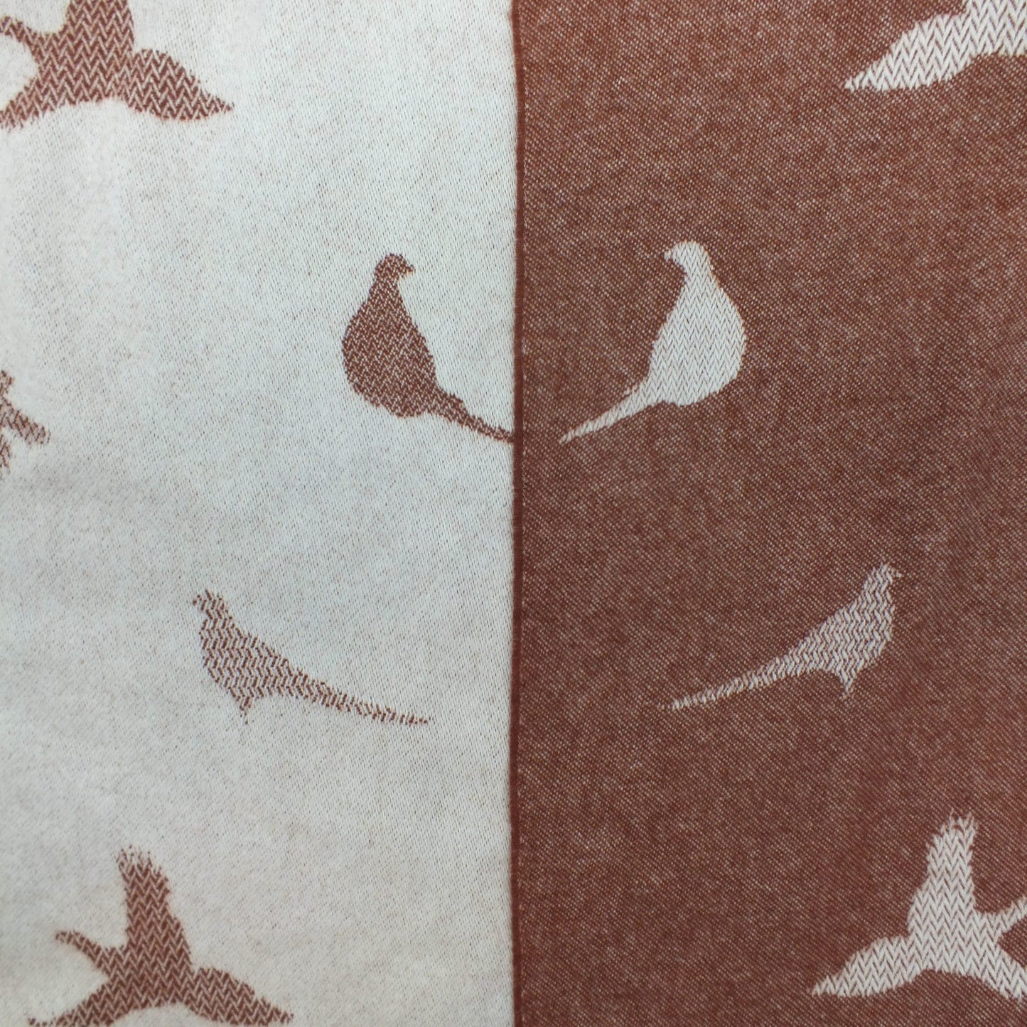 The Isle Mill Pheasant Throw - Russet