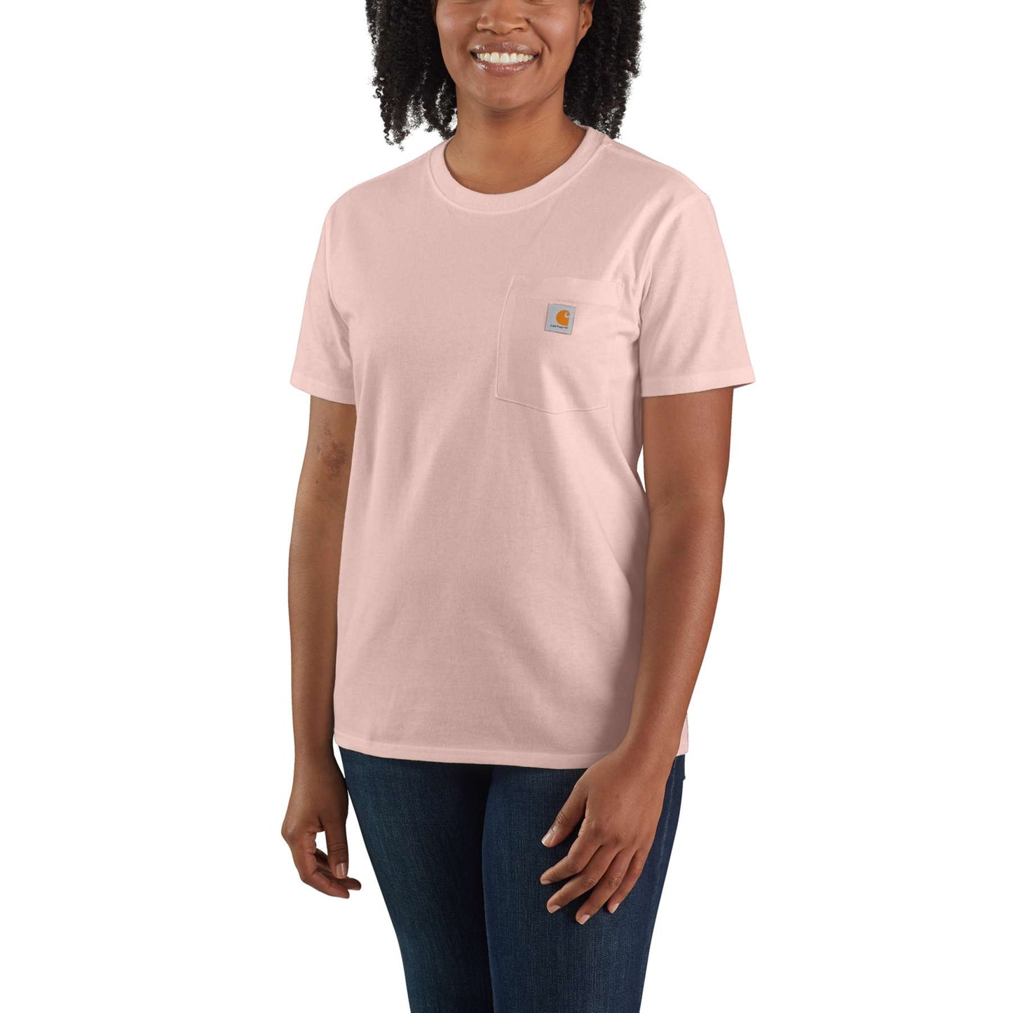 Carhartt Heavyweight K87 Pocket T-Shirt - Ash Rose