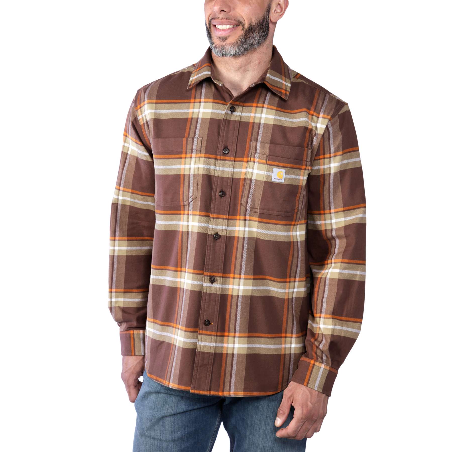 Mens carhartt shop flannel shirts