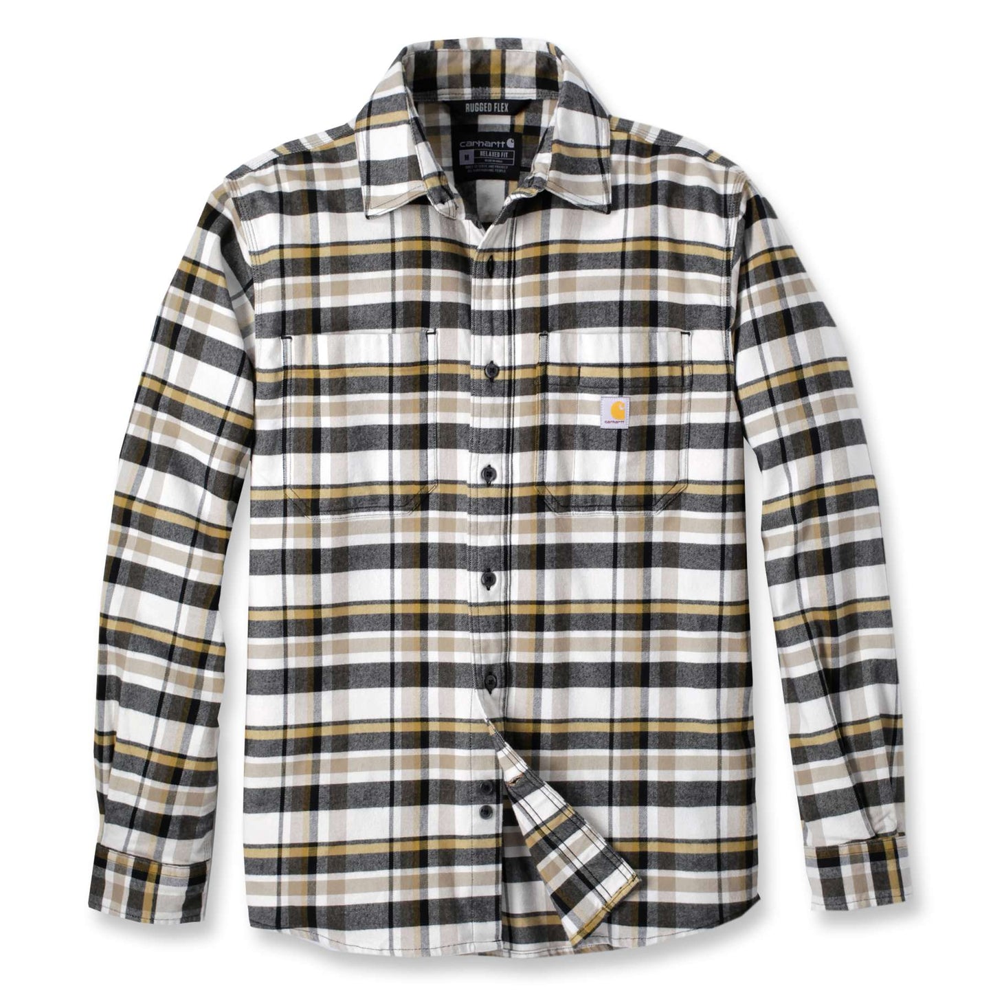 Carhartt Rugged Flex Midweight Flannel Long-Sleeve Plaid Shirt