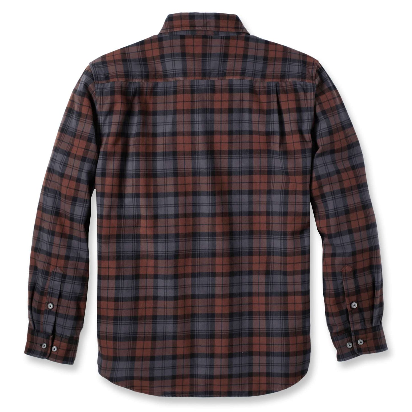 Carhartt Loose Fit Heavyweight Flannel Long-Sleeve Plaid Shirt