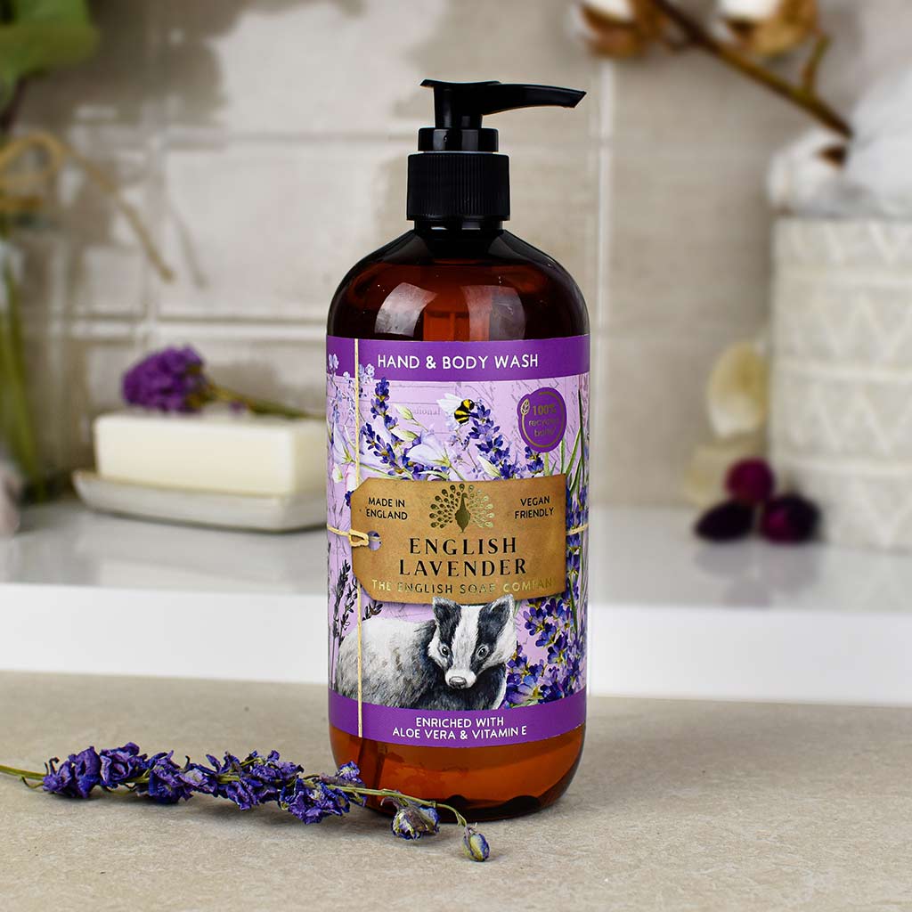 English Soap Company Anniversary English Lavender Hand & Body Wash