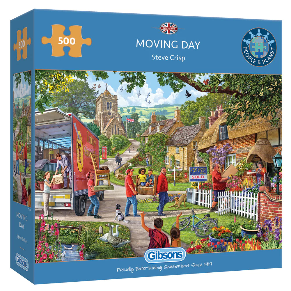 Gibsons Moving Day 500 Piece Jigsaw Puzzle