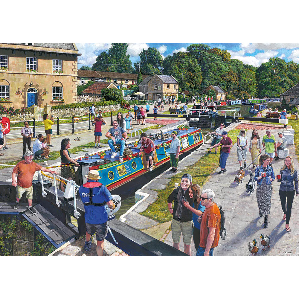 Gibsons Wiltshire Waterways 1000 Piece Jigsaw Puzzle