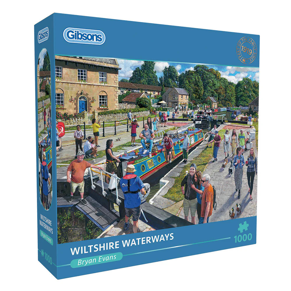 Gibsons Wiltshire Waterways 1000 Piece Jigsaw Puzzle