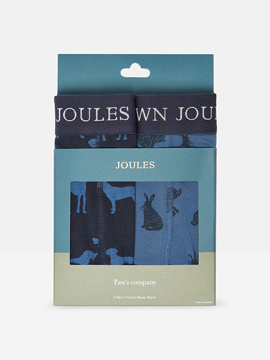 Joules Crown Joules Cotton Boxers 2 Pack