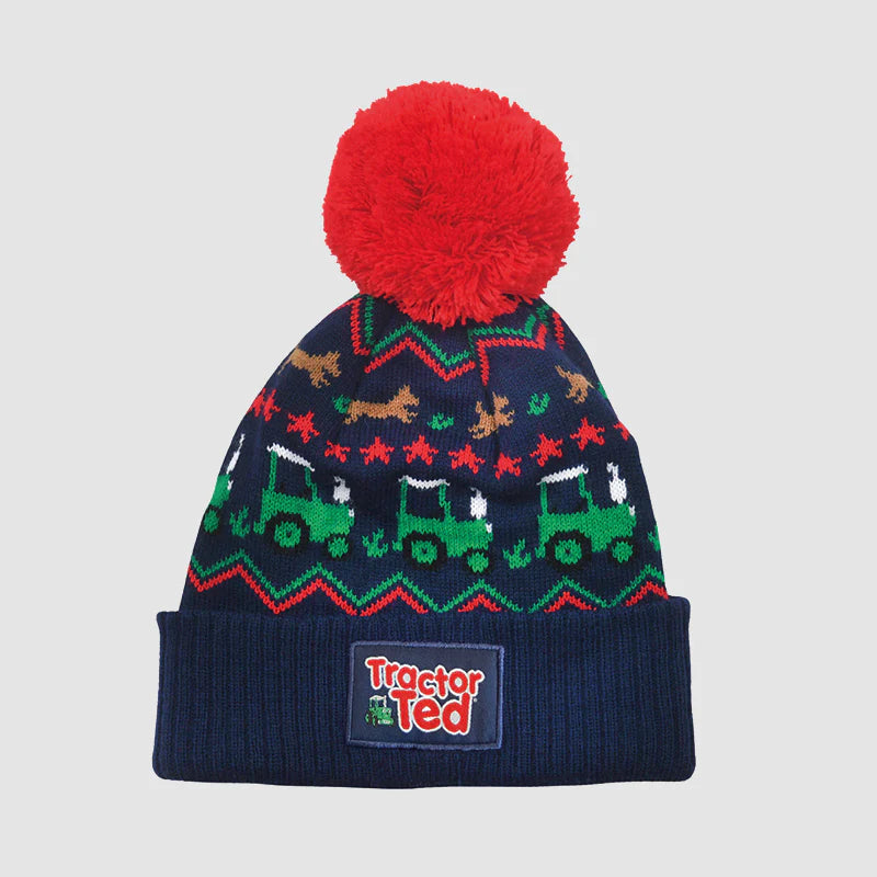 Tractor Ted Fair Isle Bobble Hat