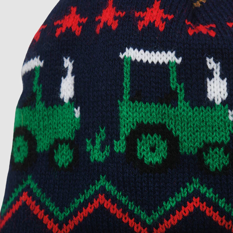 Tractor Ted Fair Isle Bobble Hat