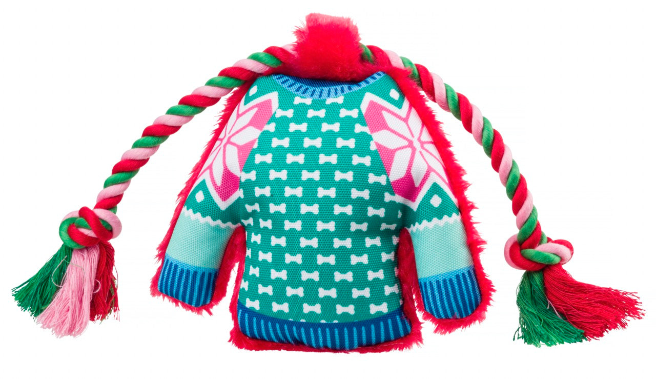 House of Paws Merry & Bright Christmas Jumper Dog Toy