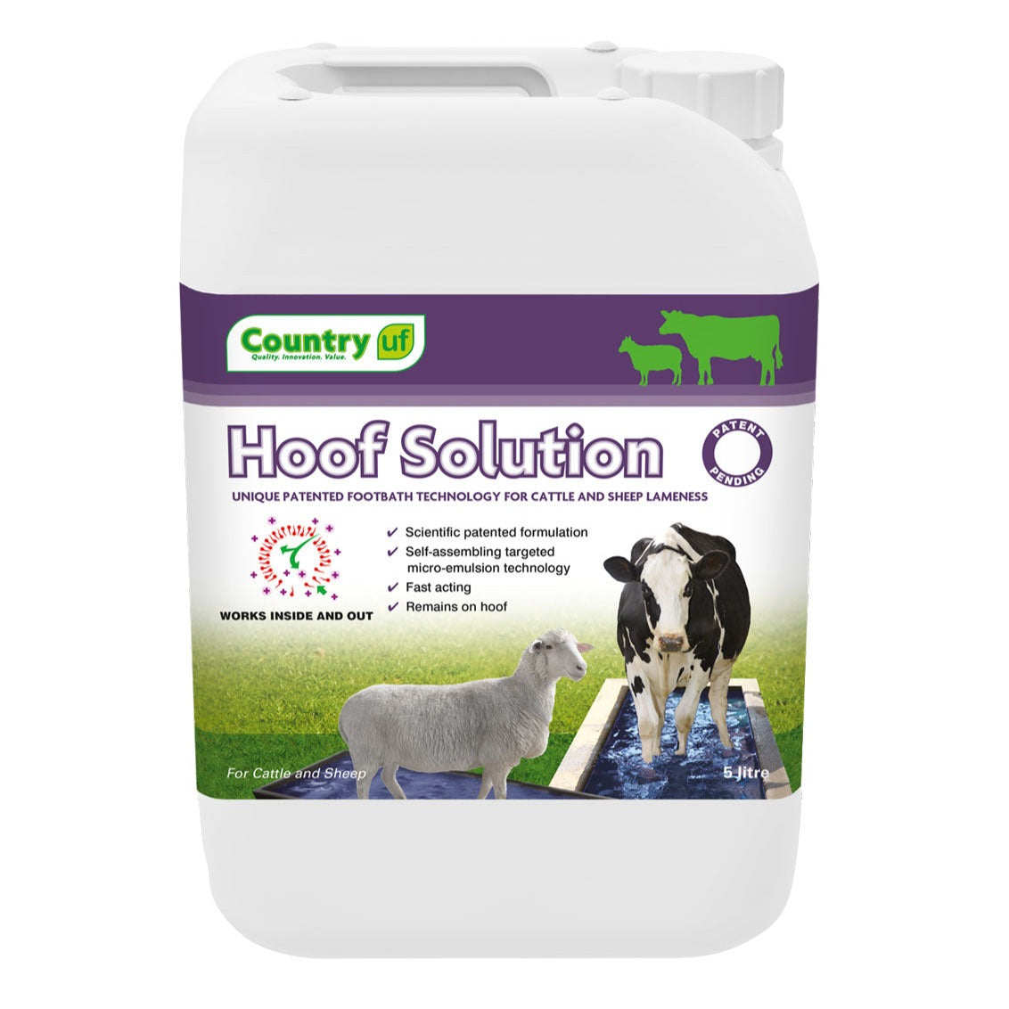 Country UF Hoof Solution for Cattle and Sheep