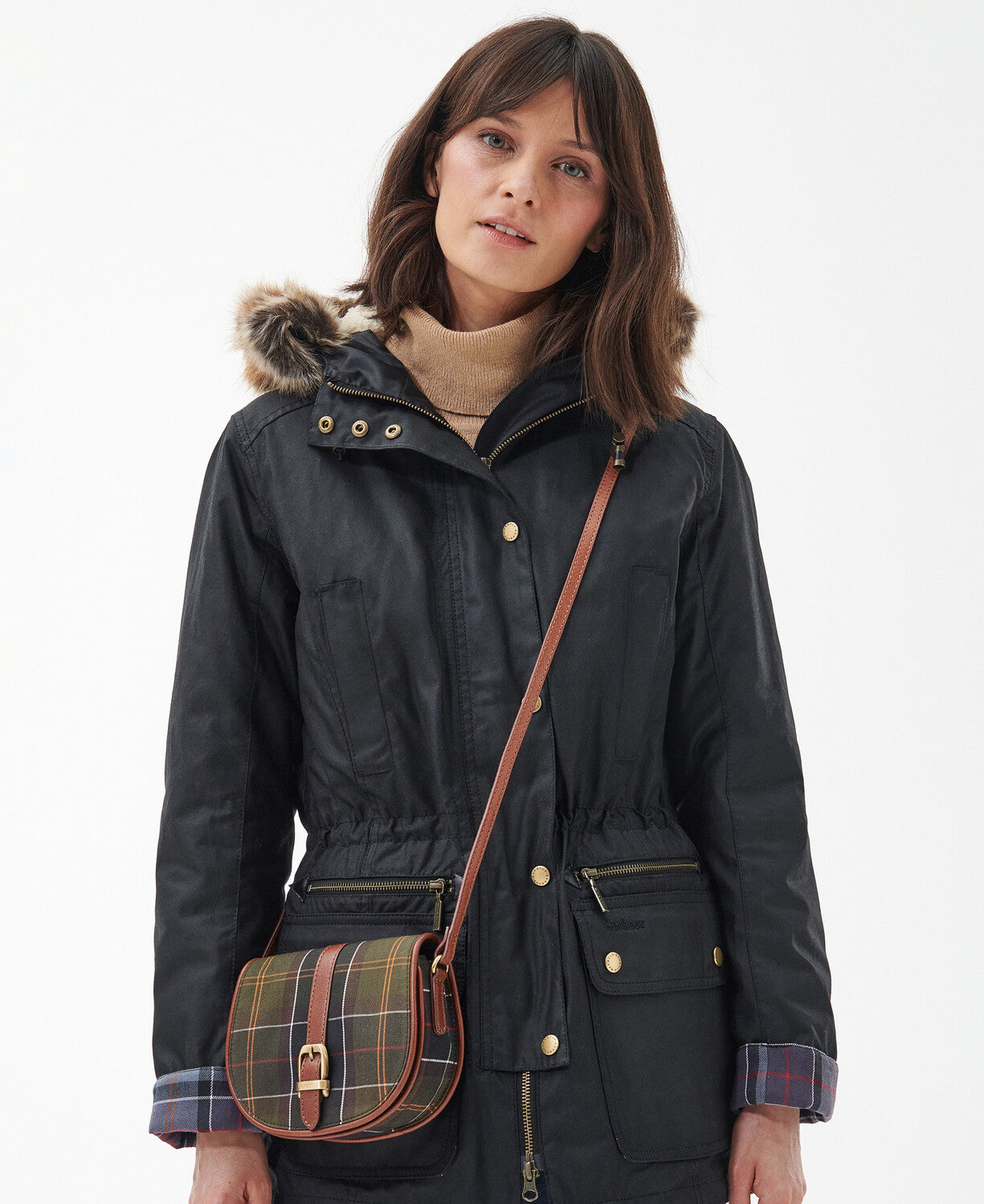 Barbour Katrine Saddle Bag - Classic Tartan