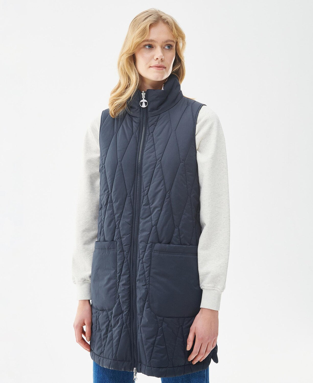 Barbour on sale gilet navy