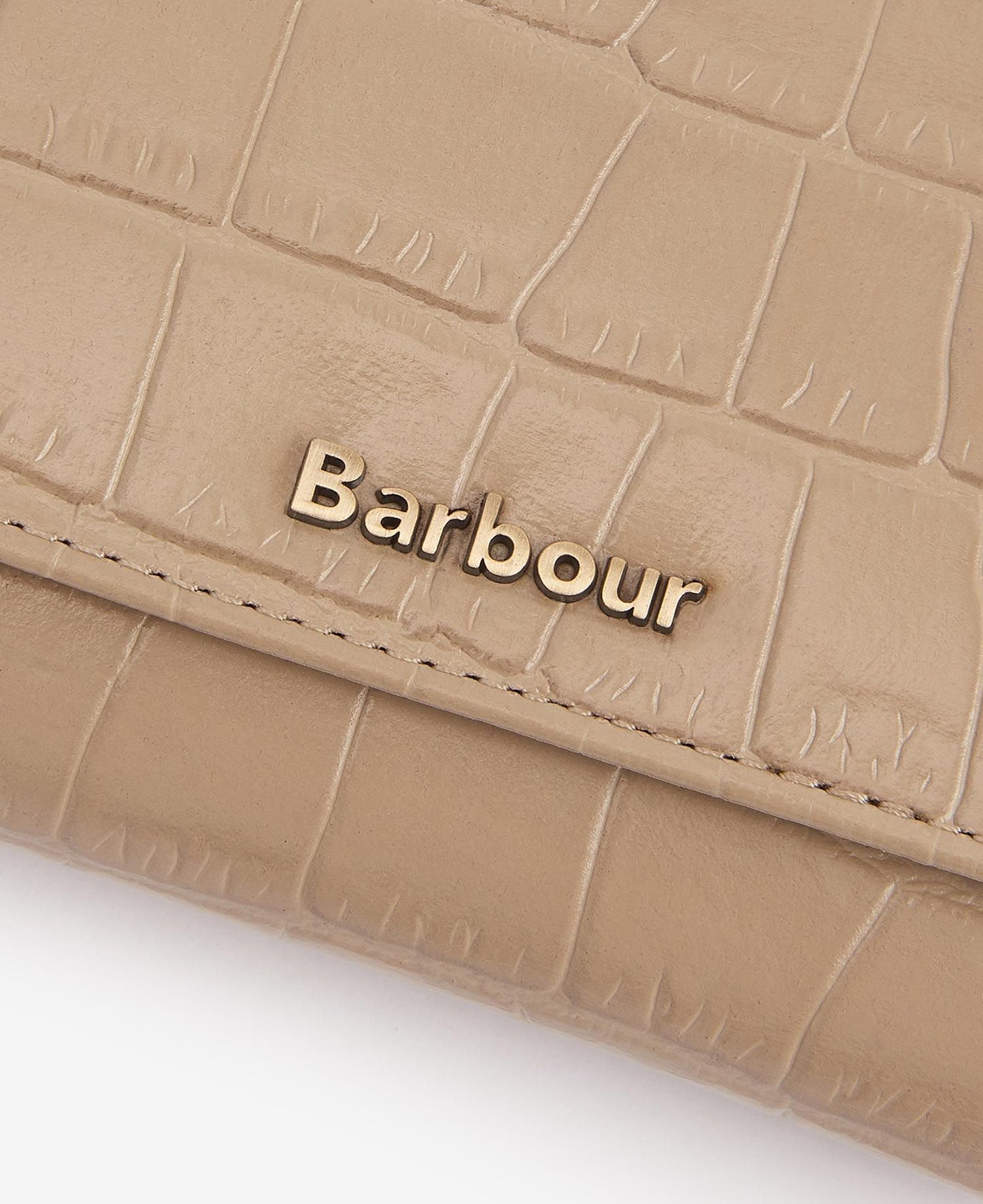 Barbour Faux Croc French Purse