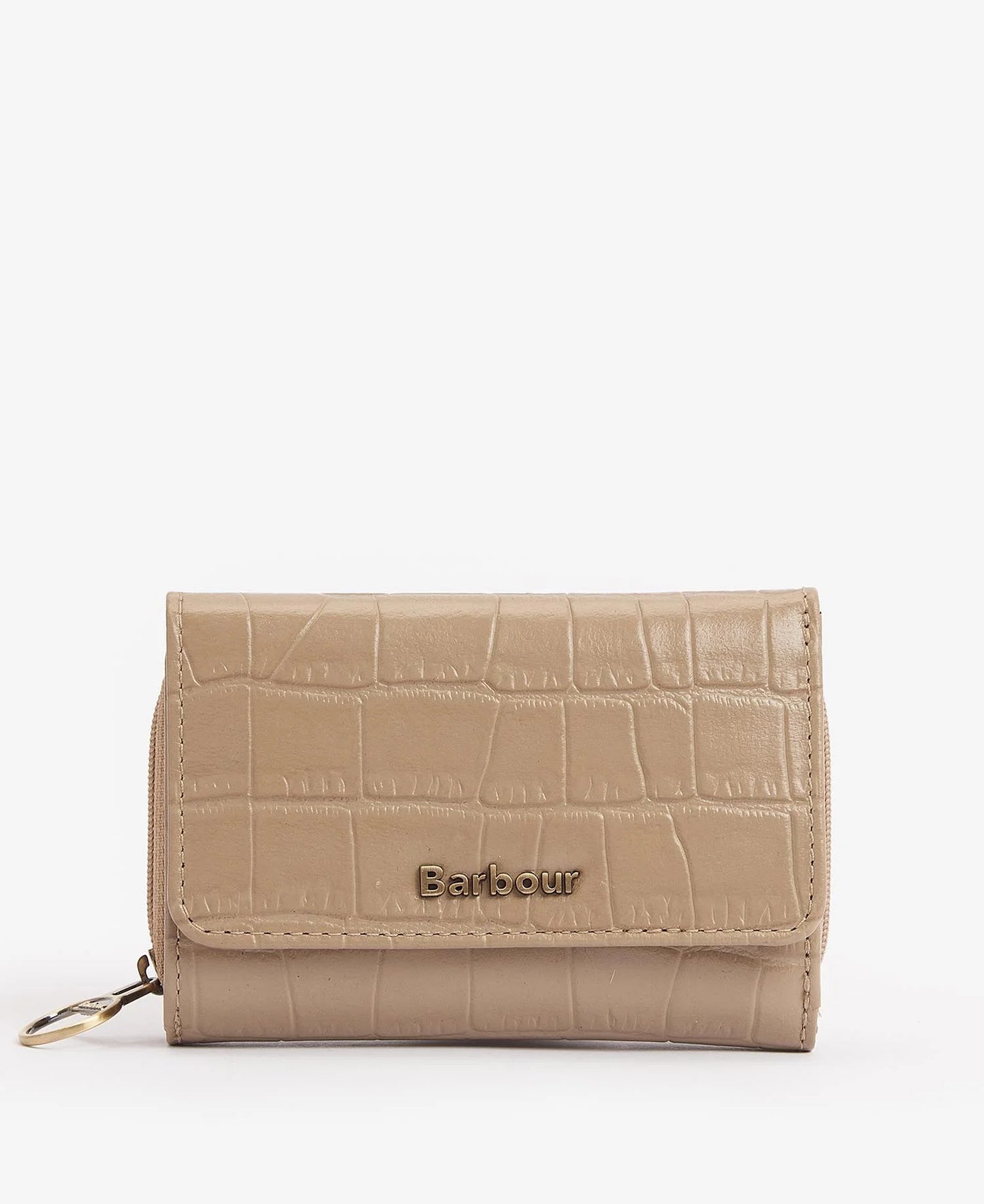 Barbour Faux Croc French Purse