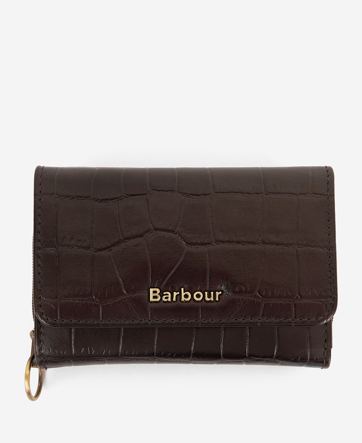 Barbour Faux Croc French Purse