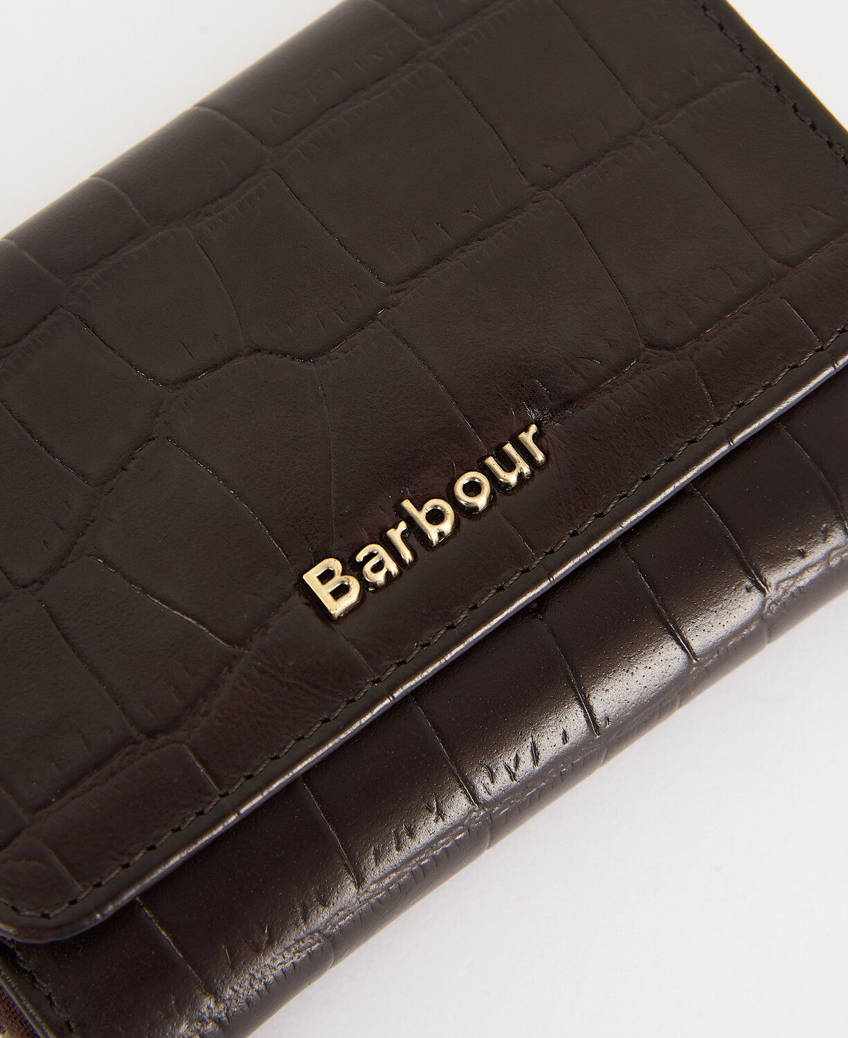 Barbour Faux Croc French Purse