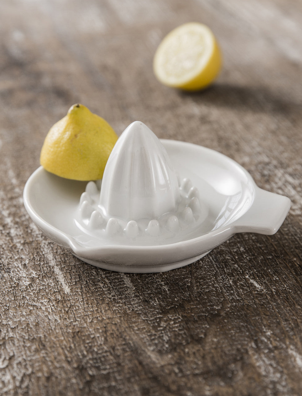 Garden Trading White Porcelain Lemon Squeezer