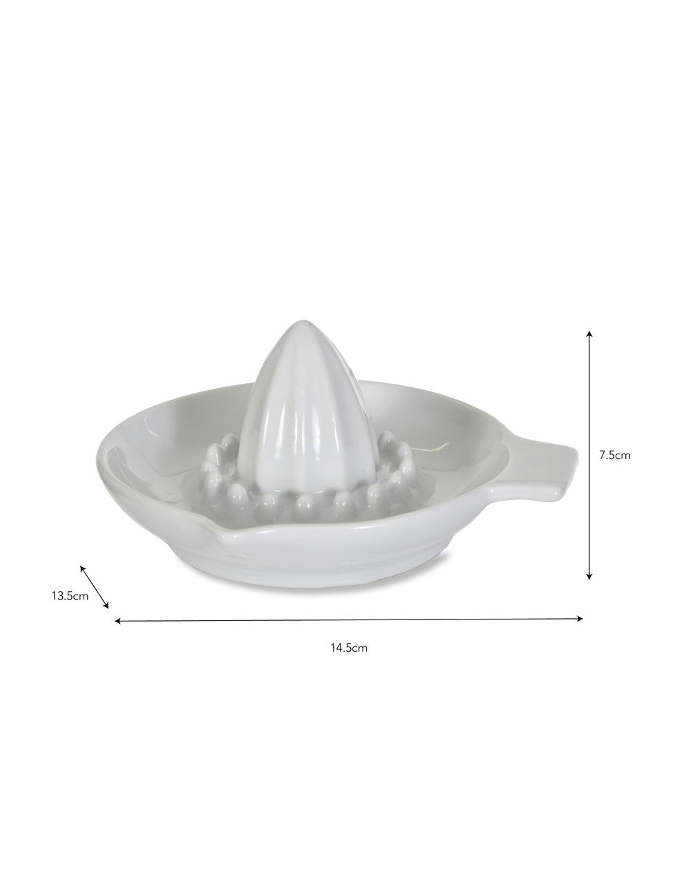 Garden Trading White Porcelain Lemon Squeezer