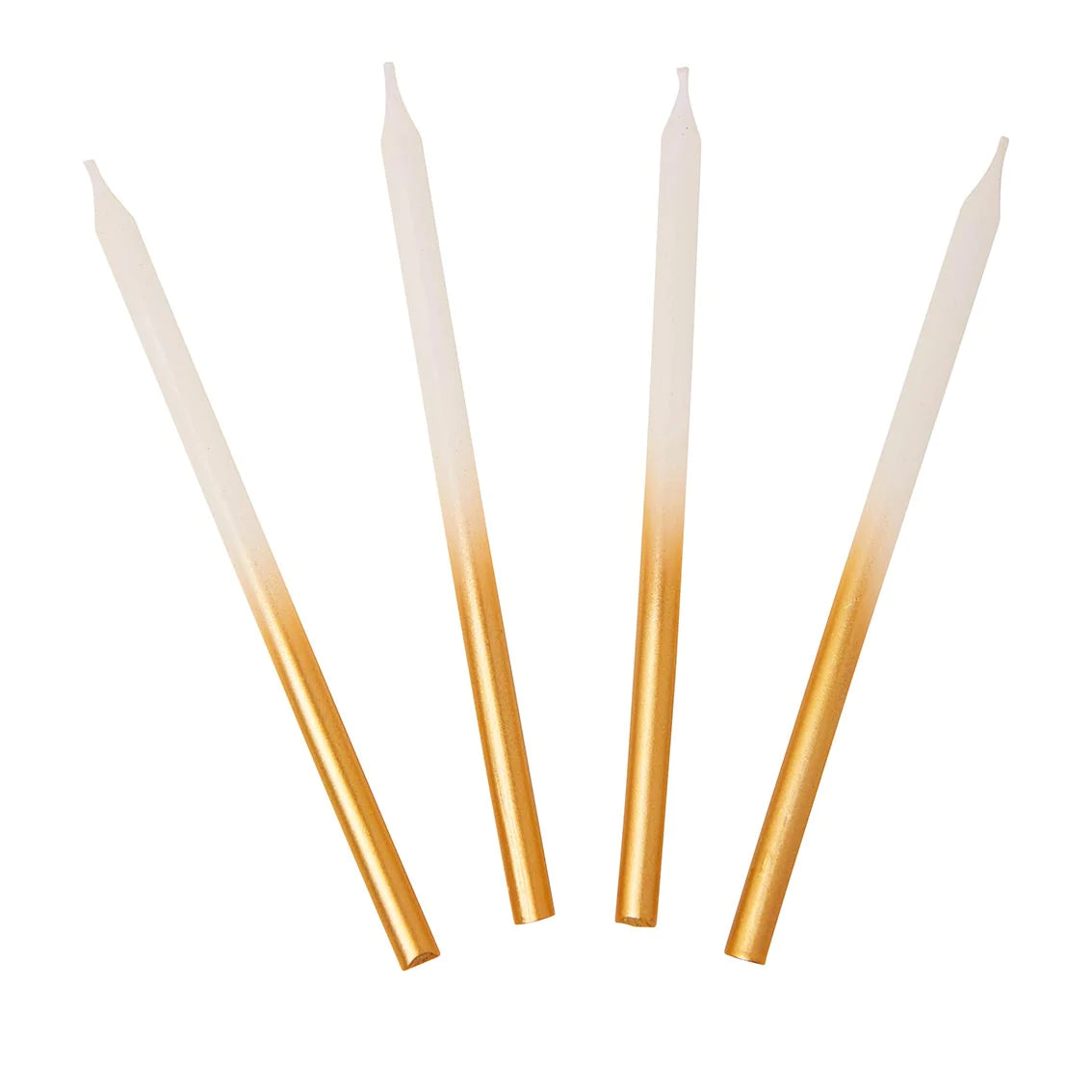 Talking Tables Luxe Gold Ombre Candles 10cm 16-Pack