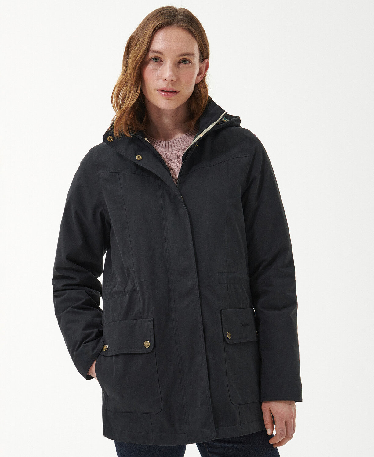 Barbour Buttercup Jacket - Black/Ancient