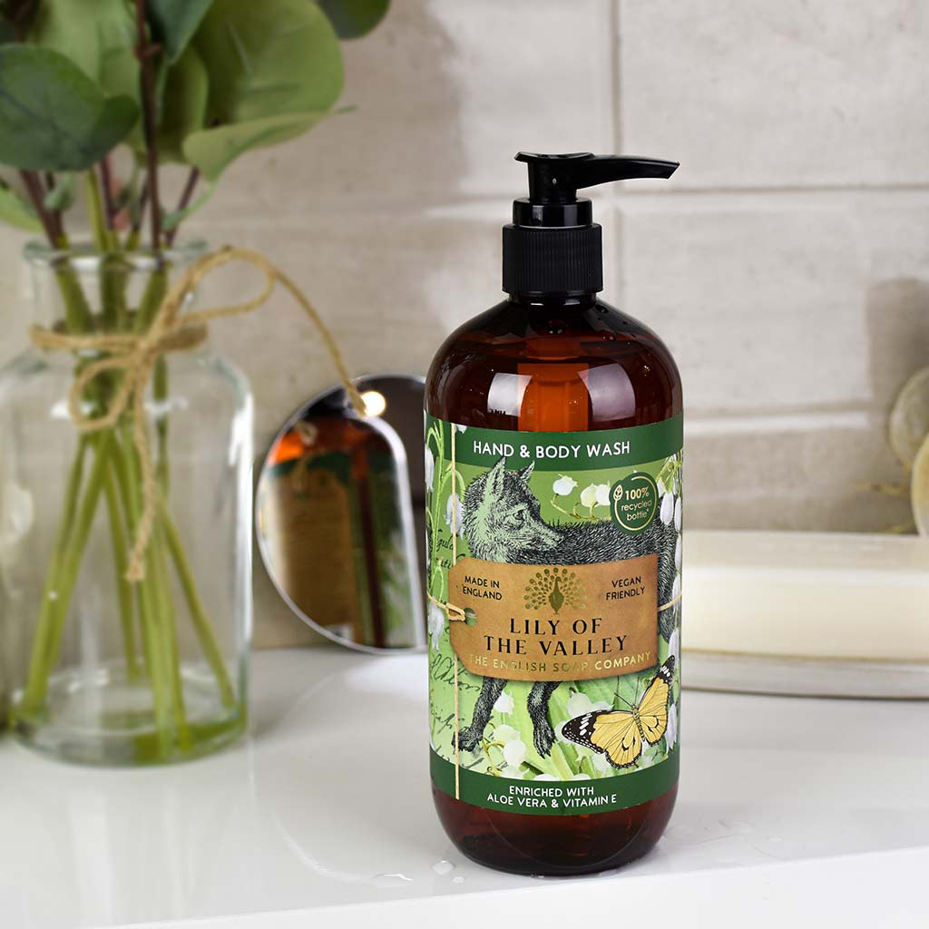 English Soap Company Anniversary Lily of the Valley Hand & Body Wash