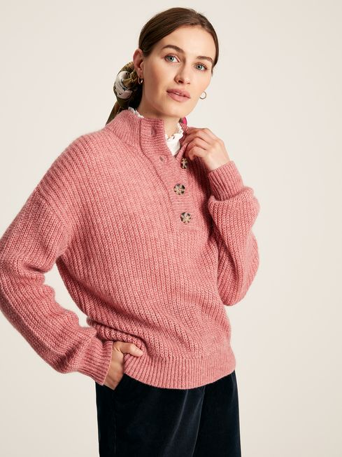 Joules Kayleigh Button Up Jumper