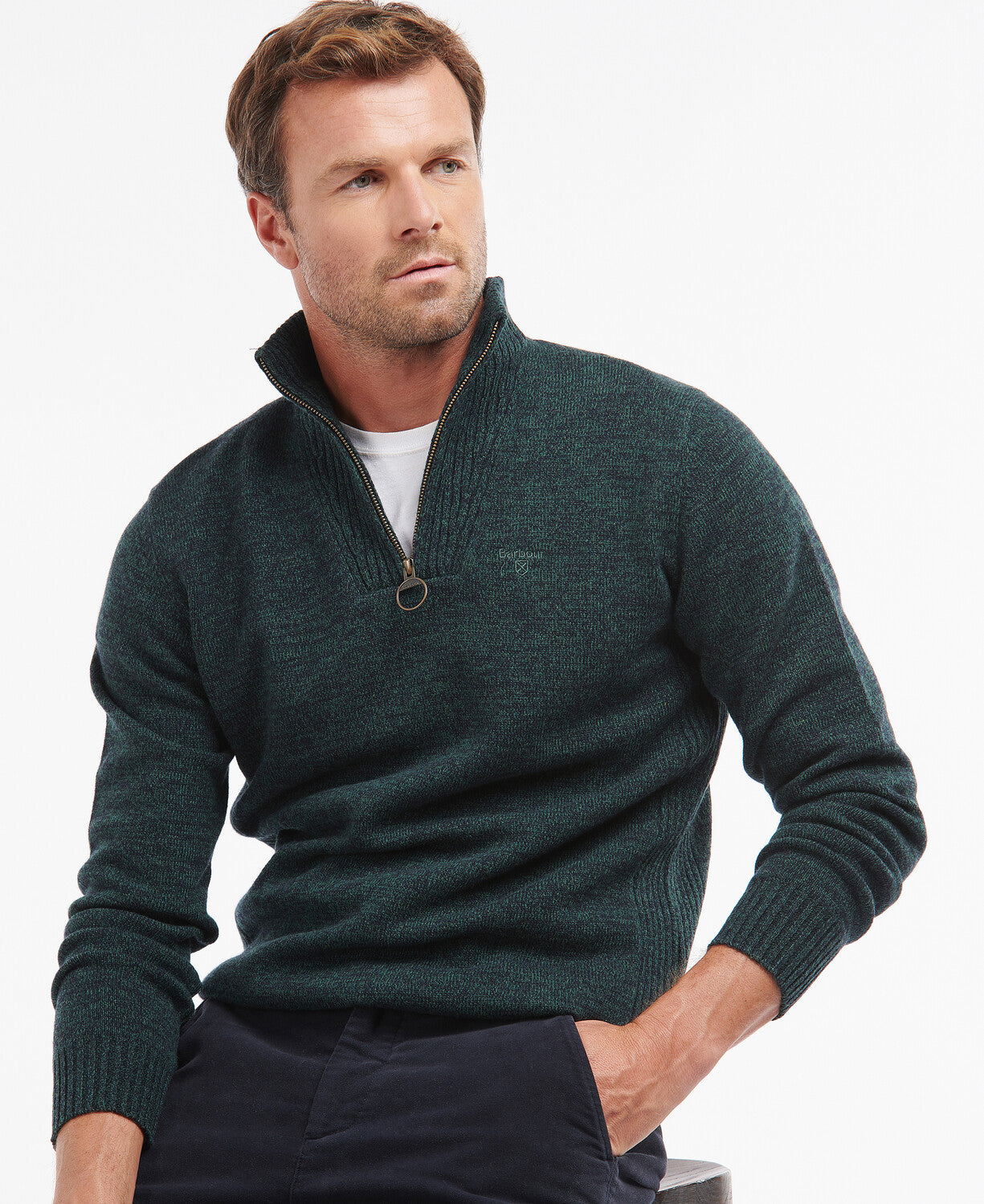 Barbour mens deals wool jumper