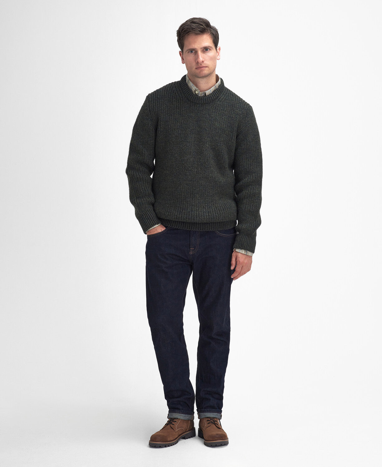 Barbour New Tyne Crew Neck Jumper