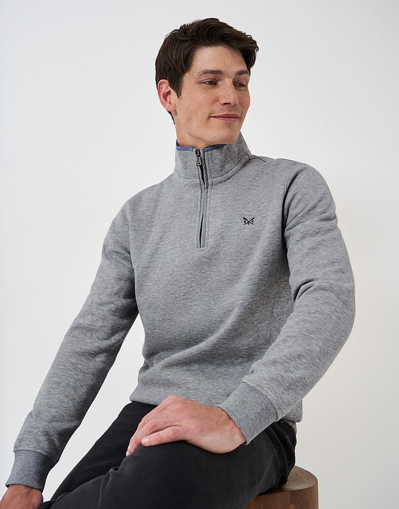 Crew Clothing Classic Half Zip Sweatshirt