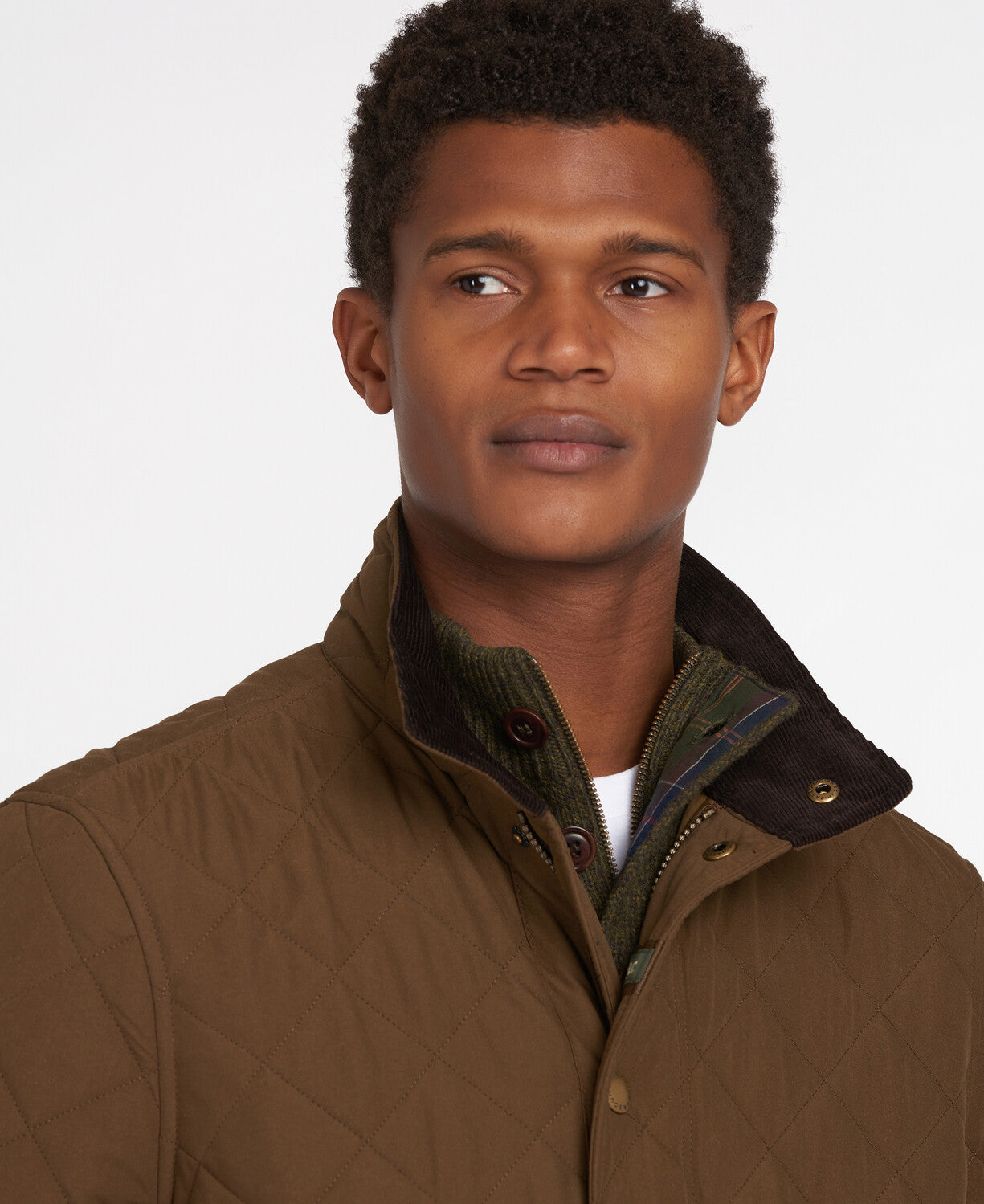 Men brown best sale barbour jacket