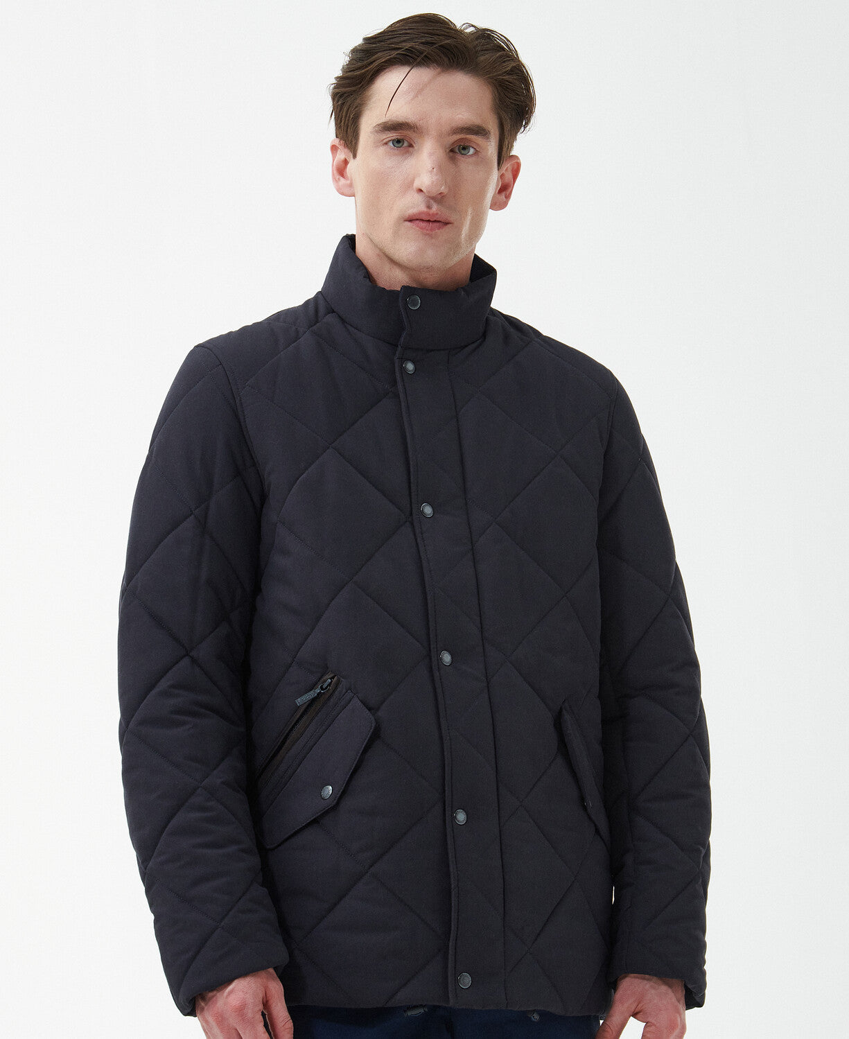 Barbour Winter Chelsea Quilted Jacket - Navy