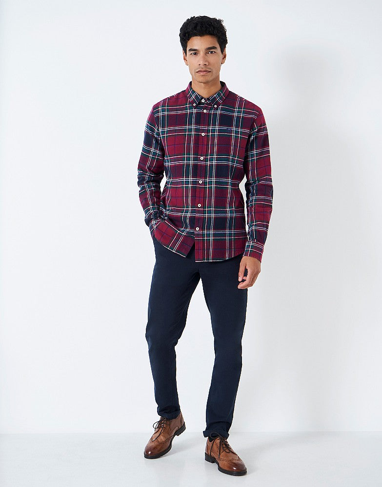 Crew Clothing Spencer Flannel Shirt