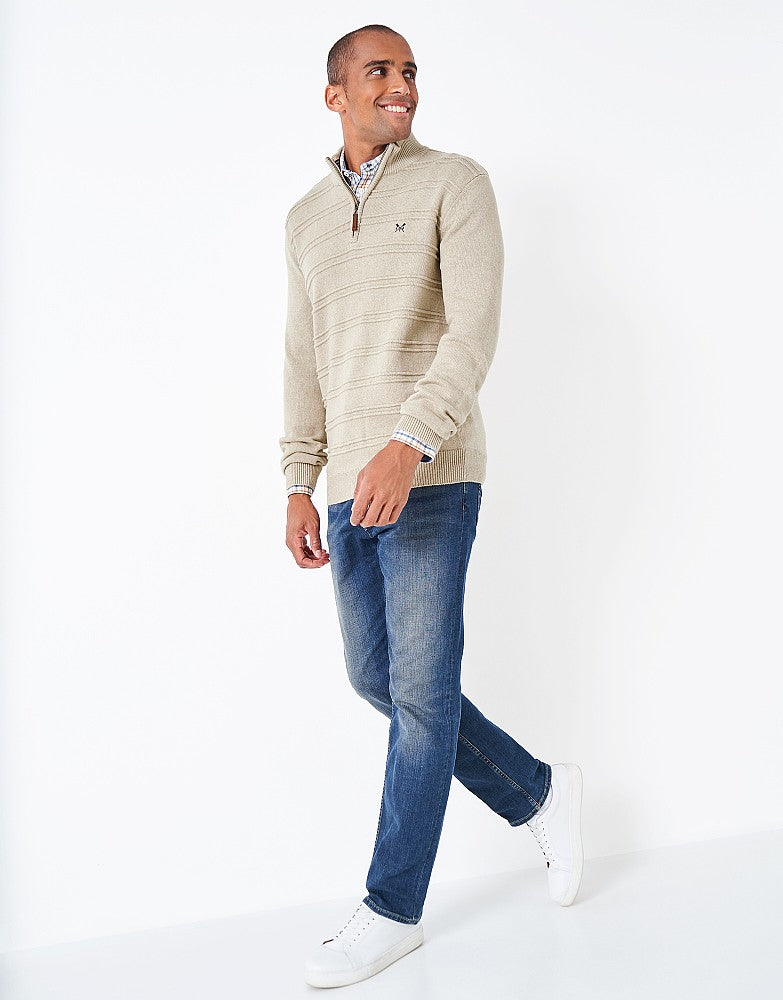 Crew Clothing Westcombe Half Zip Jumper