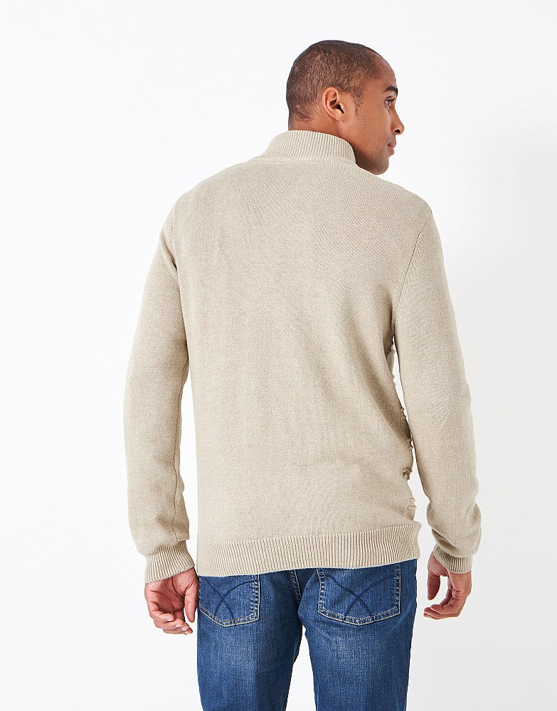 Crew Clothing Westcombe Half Zip Jumper