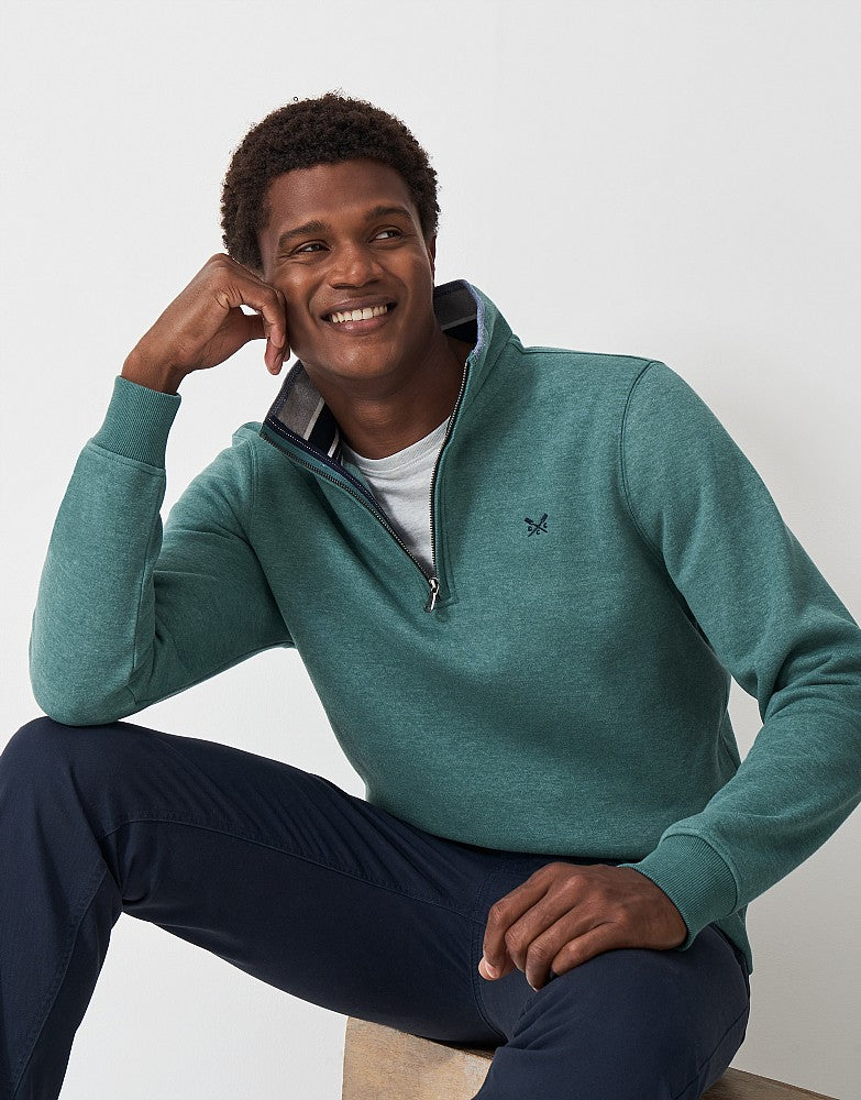 Crew Clothing Classic Half Zip Sweatshirt