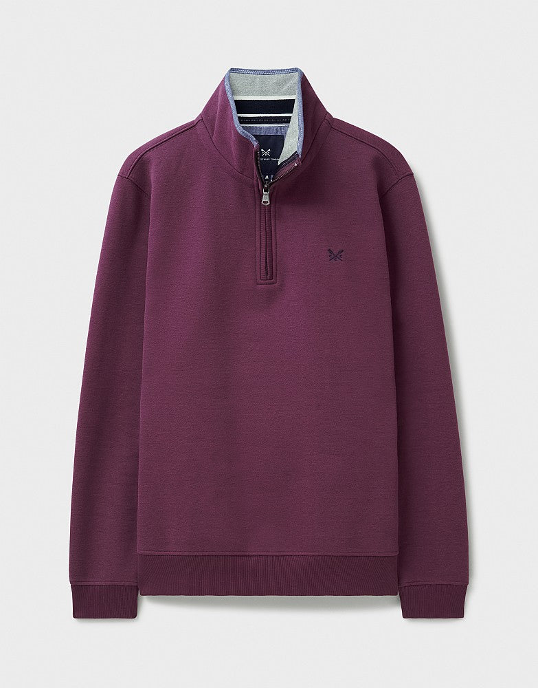 Crew Clothing Classic Half Zip Sweatshirt